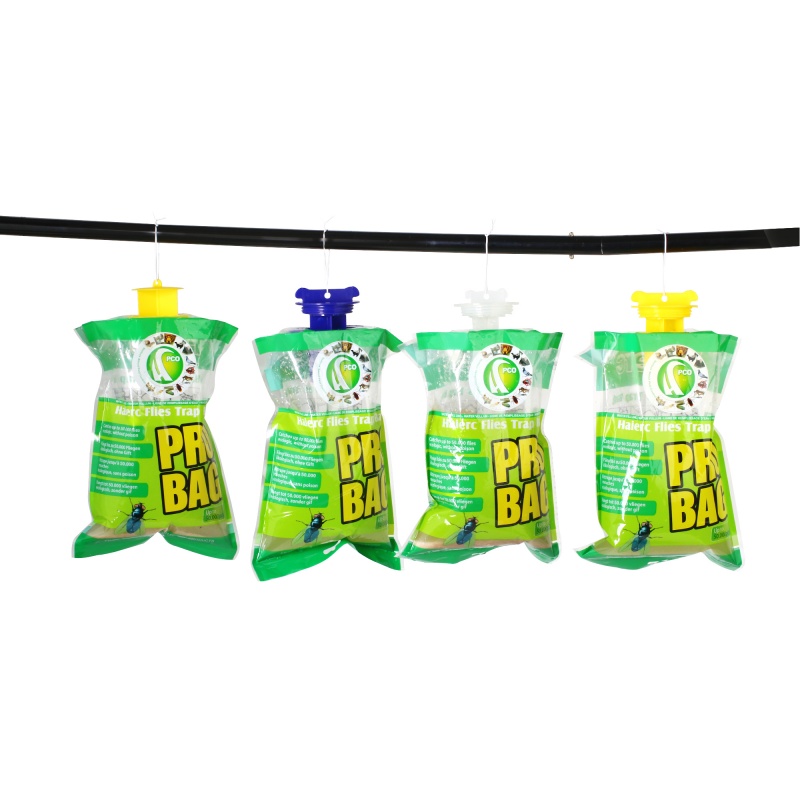 >Haierc Hot Sales Nontoxic Insect Products Outdoor Hanging Pest Control Disposable Big Fruit Fly Trap Bag for Garden & Home Fly Catcher